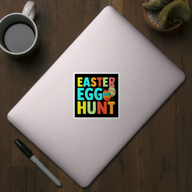 Easter Egg Hunt Kids Girls Funny I Love to Hunt Eggs by Alinutzi